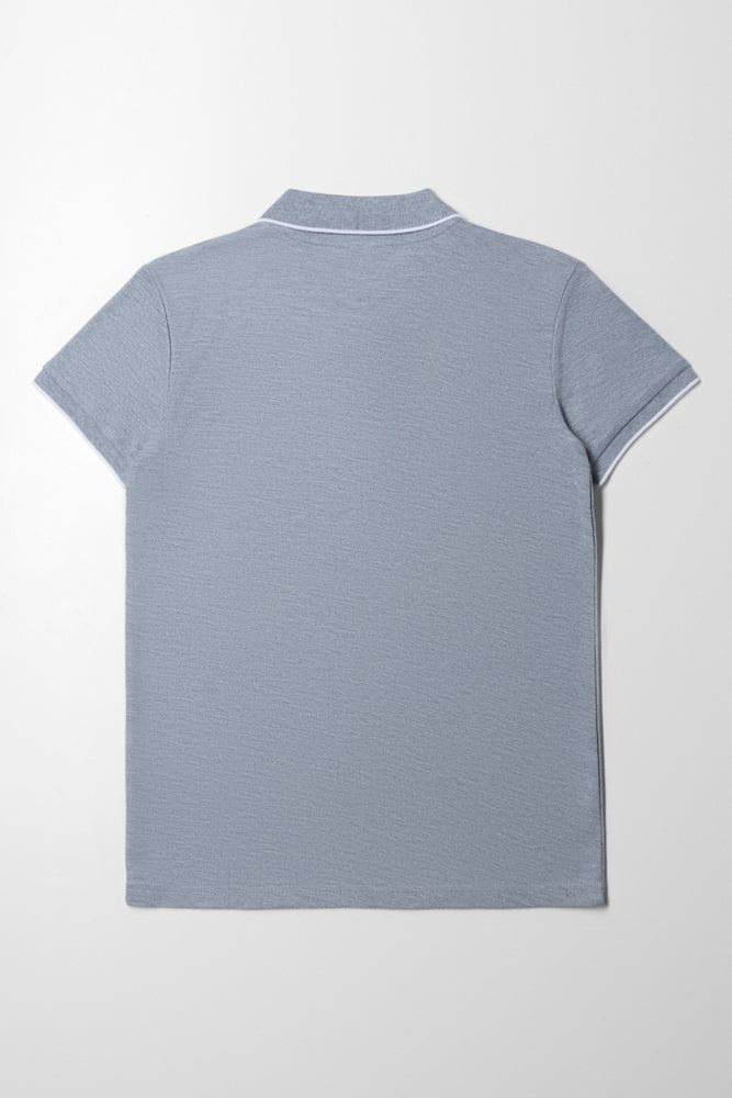 Short Sleeve Golfer Grey (2)