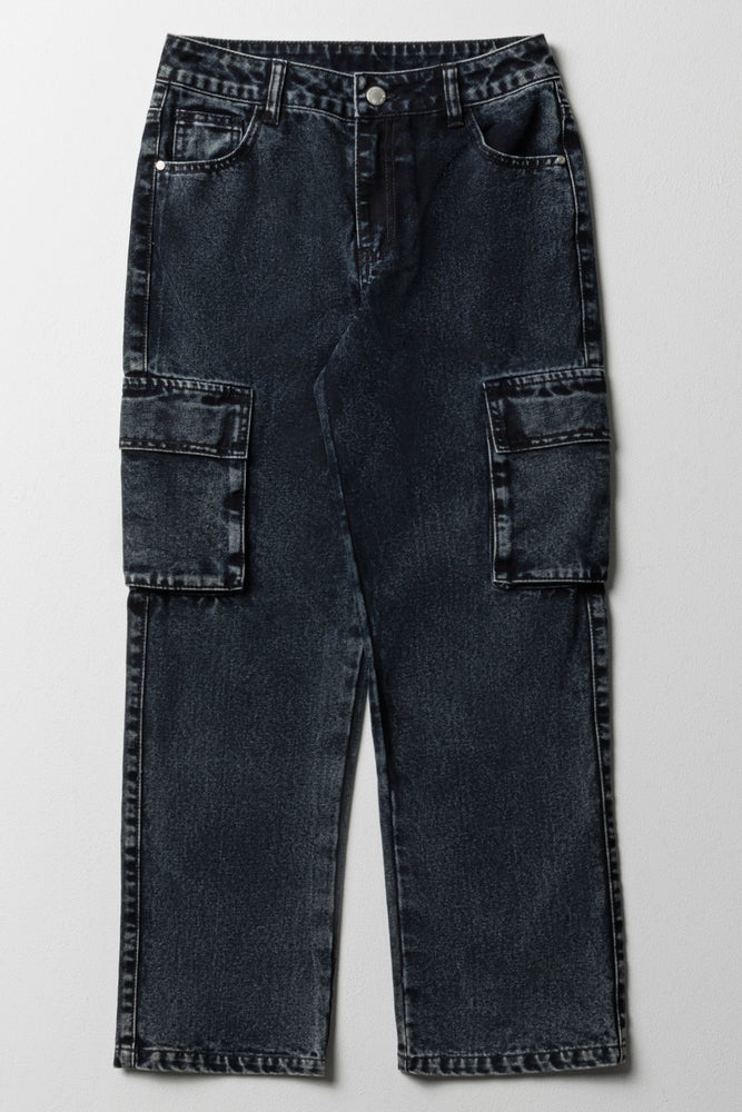 Cargo slouchy denim