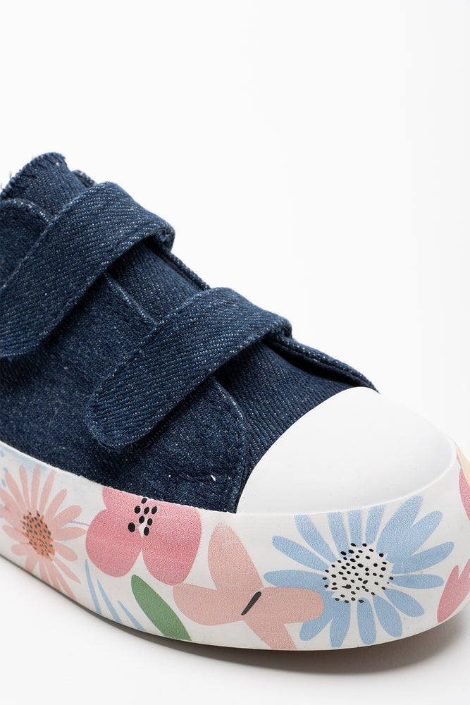 Denim Double Velcro Sneaker (2)