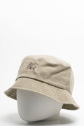 Embroidered Bucket Hat Taupe (1)