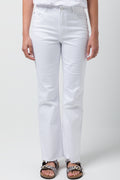 Flare Leg Jean White (1)