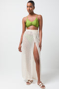 Crochet Wrap Skirt Cream