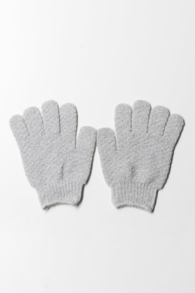 Bath Gloves Grey