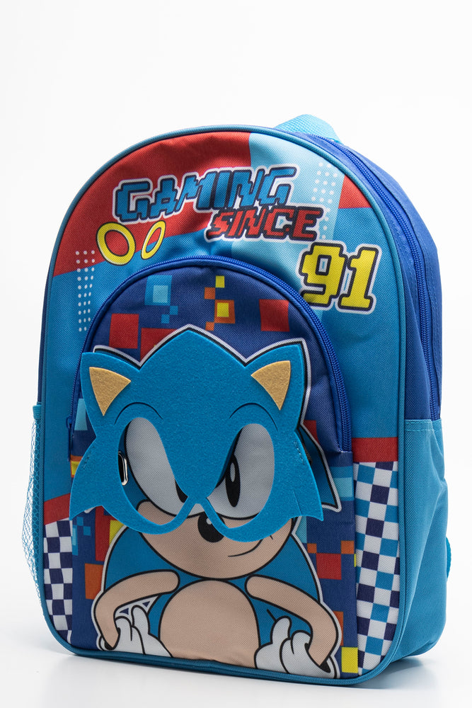 Sonic 3D Mask Back Pack Blue (1)