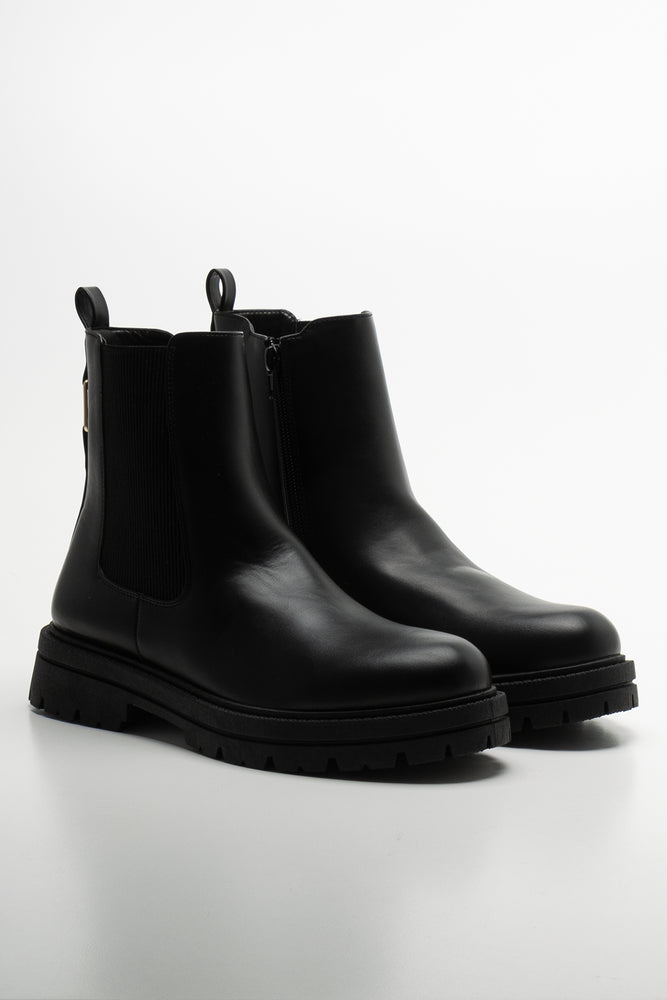 Chunky Chelsea Boot Black