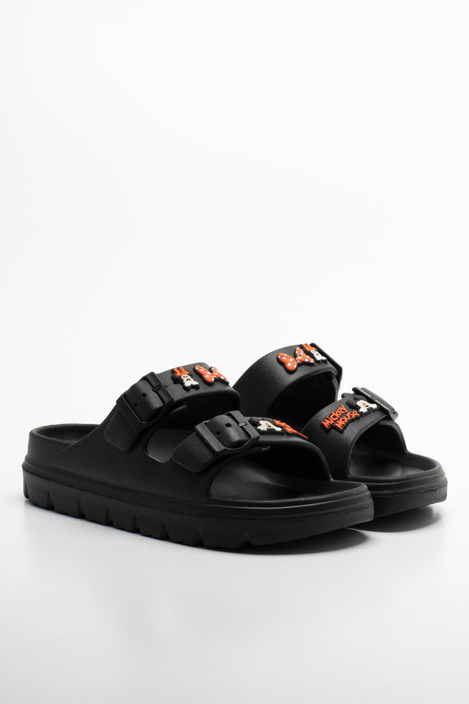 Minnie Mouse Slide Black