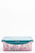 Mickey Rectangular Clip Lunchbox Light Blue (1)