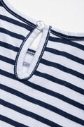 Pocket Dress Navy Stripes White (2)