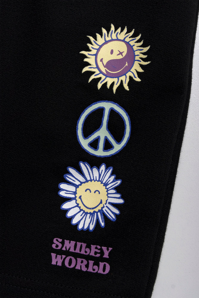 SmileyWorld Bermuda Shorts Black (1)