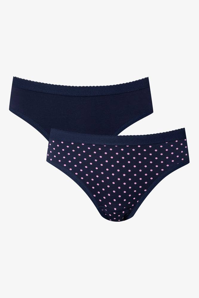 2 Pack Period Panties Navy