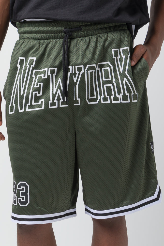 Basketball Short Dark Green