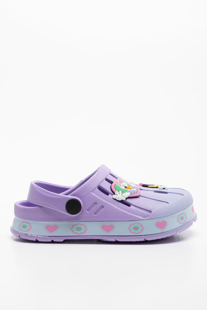 Minnie Mouse Clog Purple