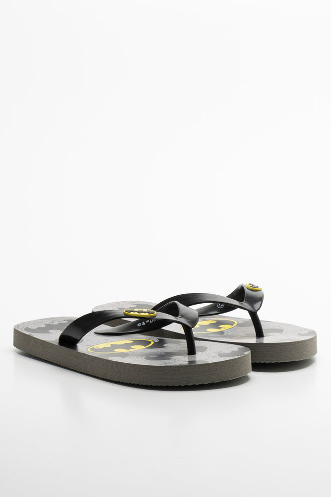 Batman Flip Flop Dark Grey