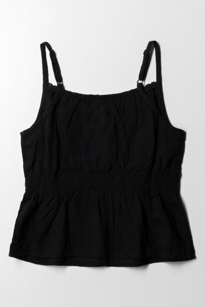 Strappy Anglaise Black (2)