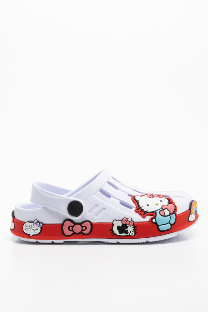 Hello Kitty Clog White