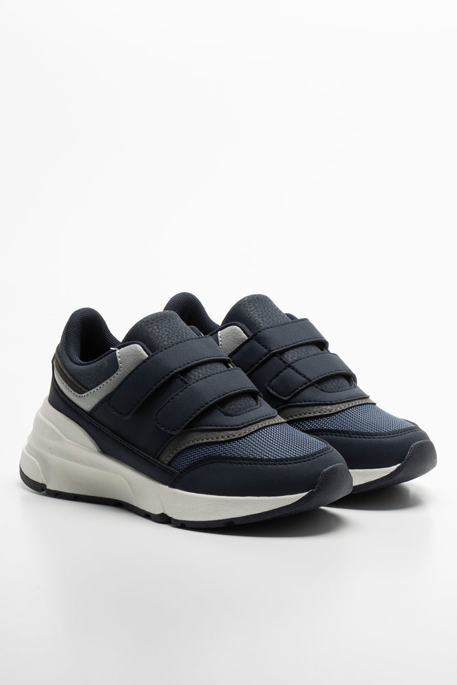 Retro Trainer Navy