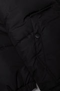 Hooded Long Puffer Jacket Black (1)