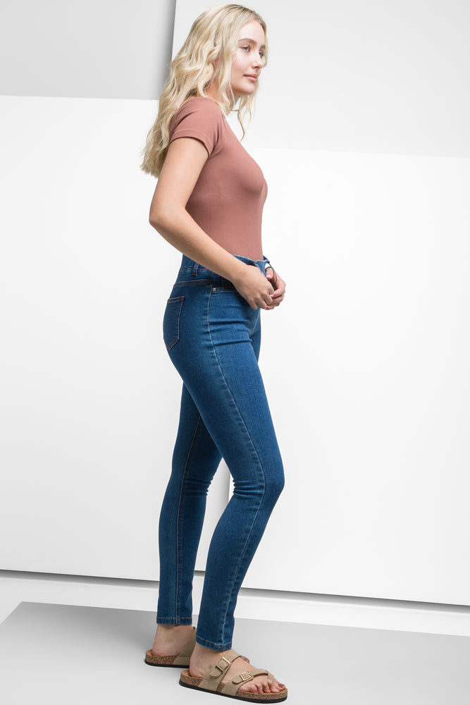 Pull On Jeggings Blue (2)