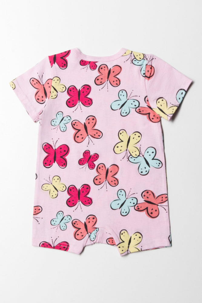 Butterfly Romper Pink (3)