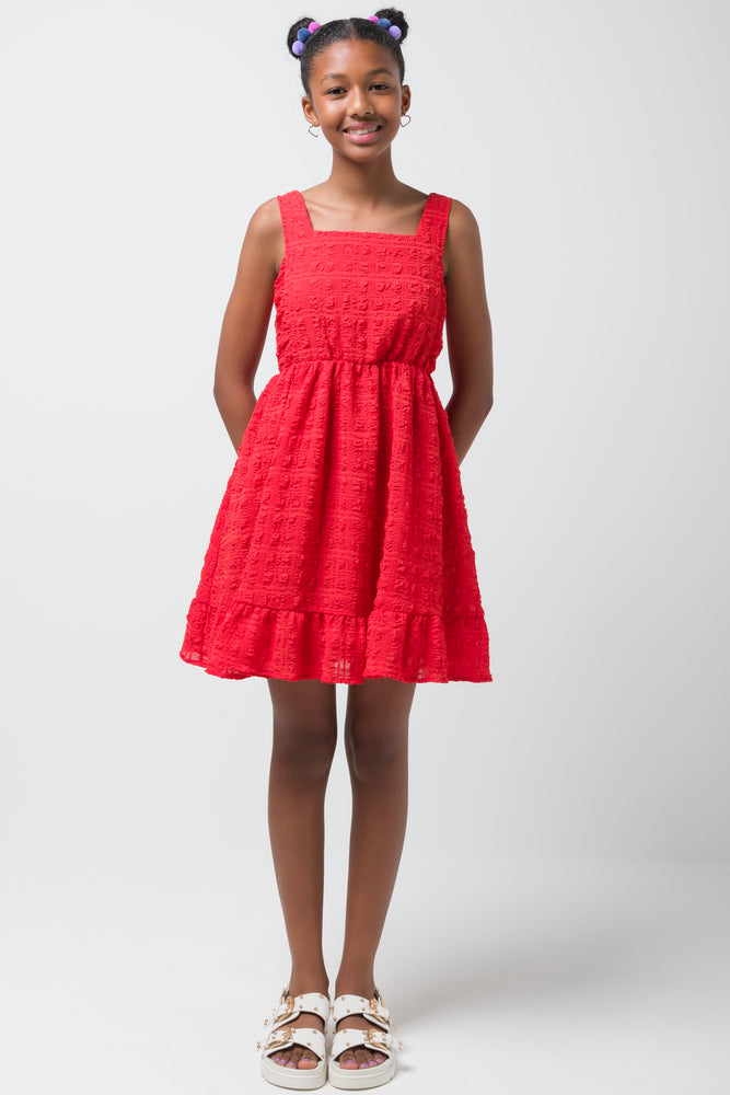 Sleeveless Dress Red