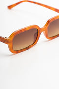 Rectangular Sunglasses Orange (2)