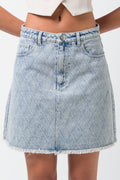 Denim Skirt Light Blue (1)