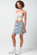 Denim Skirt Light Blue (2)