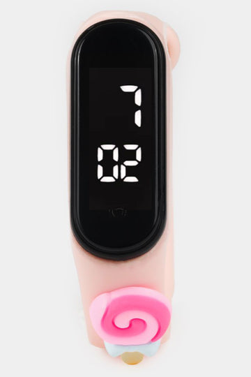 Digital Watch Pink