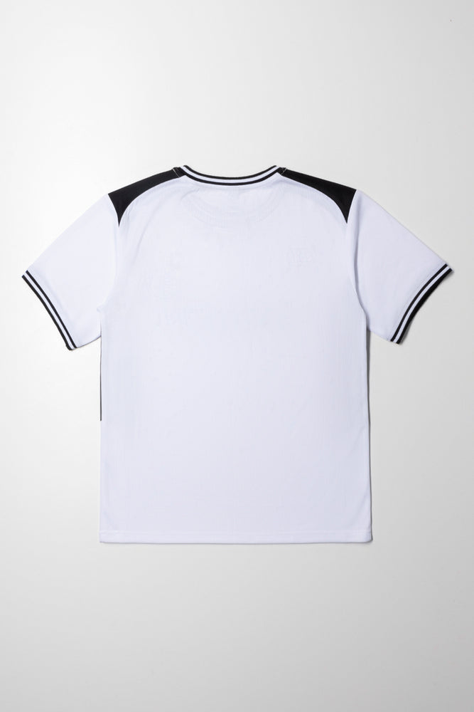 Soccer Short Sleeve T-Shirt White (2)