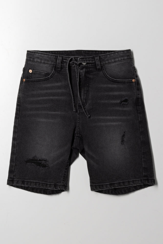 Denim Short Dark Grey