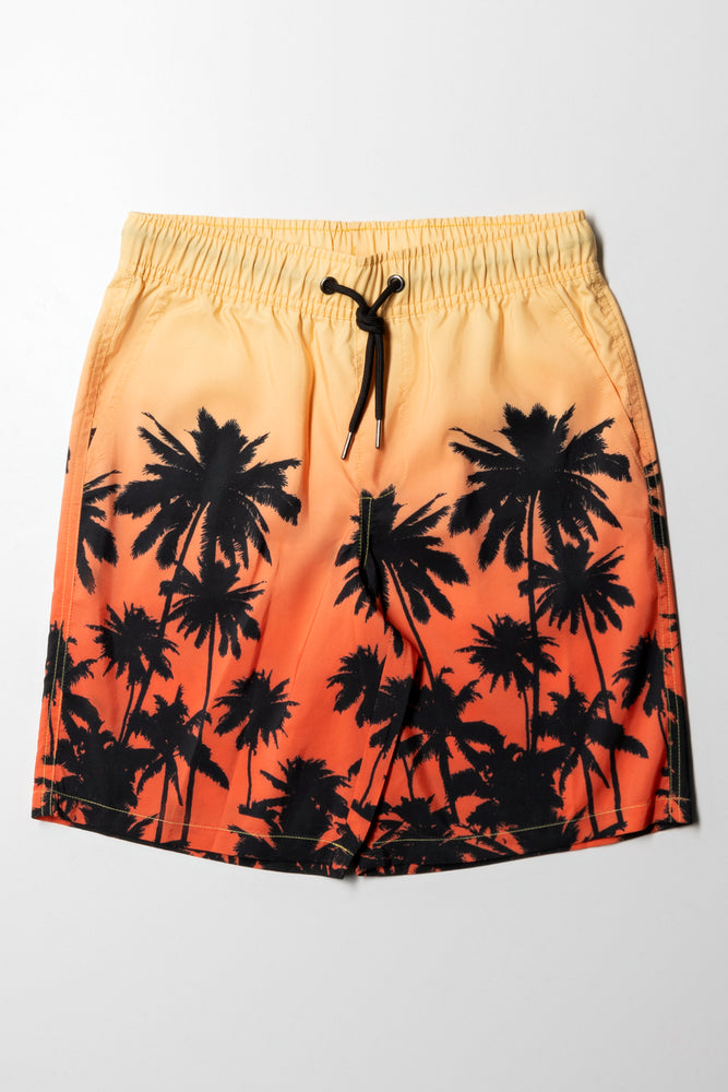 Ombre Swim Shorts Orange