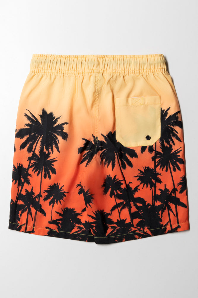 Ombre Swim Shorts Orange (2)