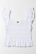 Frill Top White