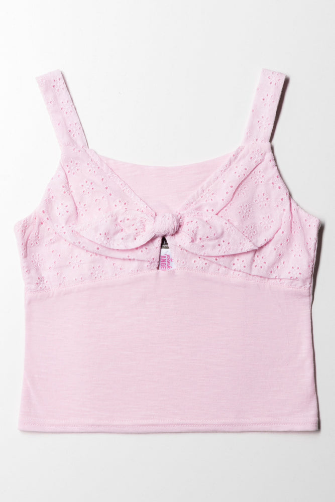 Front Tie Top Lilac