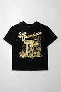 San Fransisco Oversized T-Shirt Black