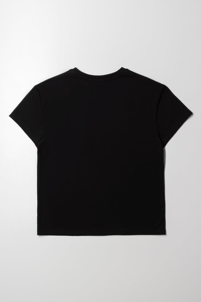 Amour Short Sleeve T-Shirt Black (1)