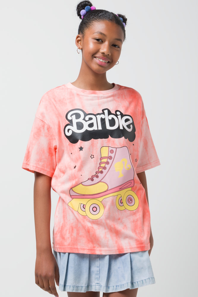 Barbie Oversized T-Shirt Coral