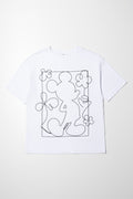 Mickey Mouse Oversized T-Shirt White