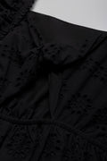 Anglaise A-Line Dress Black (2)