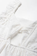 Anglaise A Line Dress White (2)