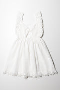 Anglaise A Line Dress White (3)