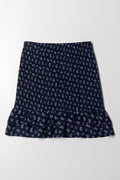 Skirt With Frill Navy (2)