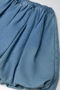 Denim Bubble Skirt Blue (1)