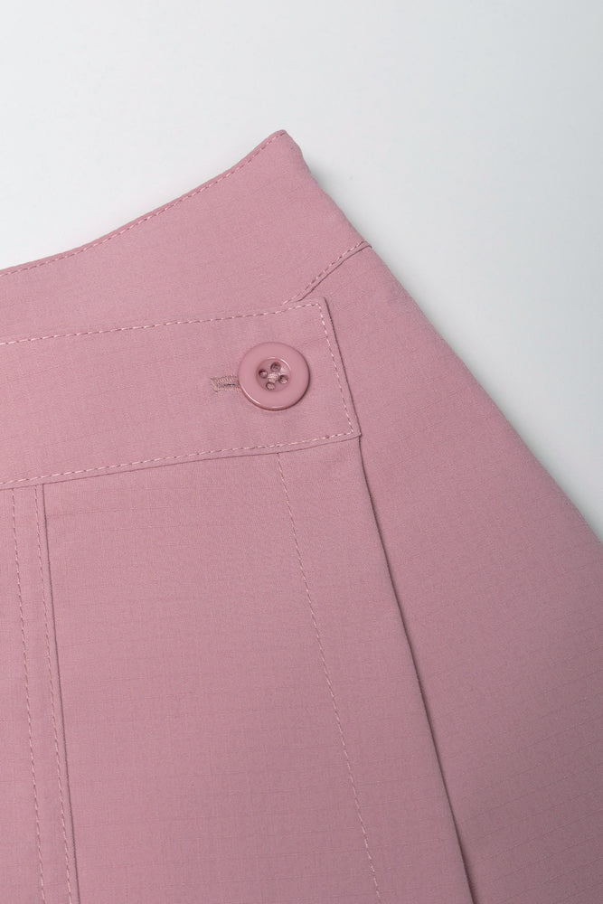 Cargo Pocket Skort Pink