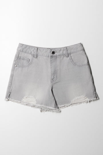 Cheeky Denim Short Grey