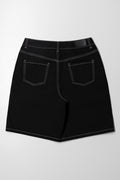 Bermuda Cargo Denim Short Black (3)