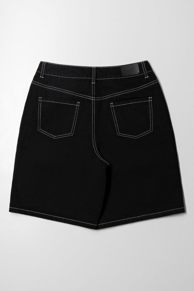 Bermuda Cargo Denim Short Black (3)