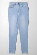 Curvy Skinny Denim Jeans Light Blue