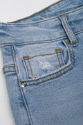 Wide Leg Denim Jean Blue (2)