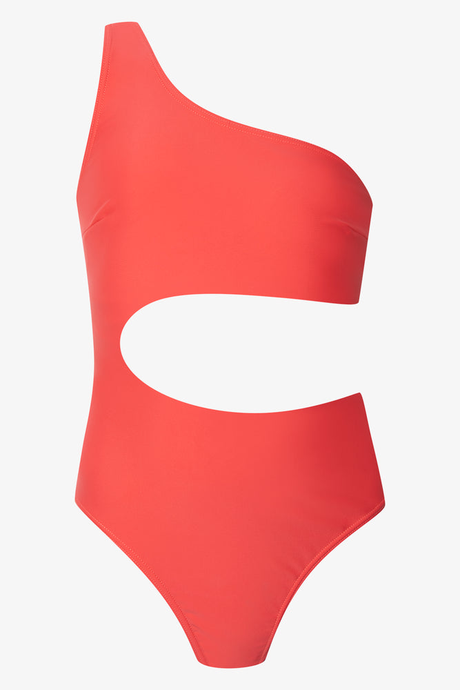 Monokini Swimsuit Red